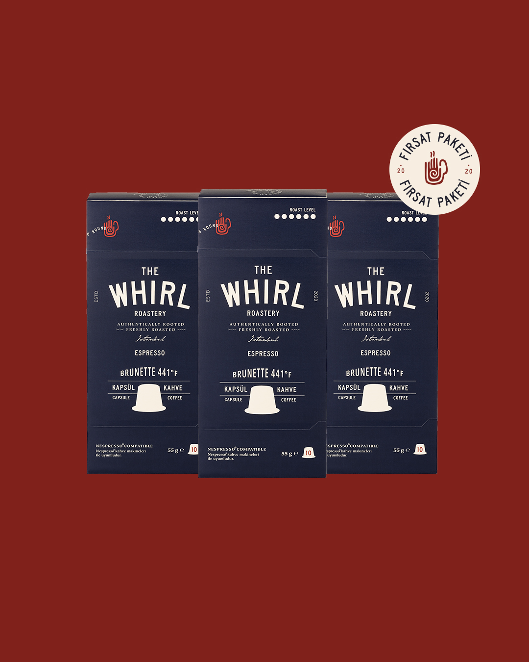 ESPRESSO DARK KAPSÜL KAHVE 3*10